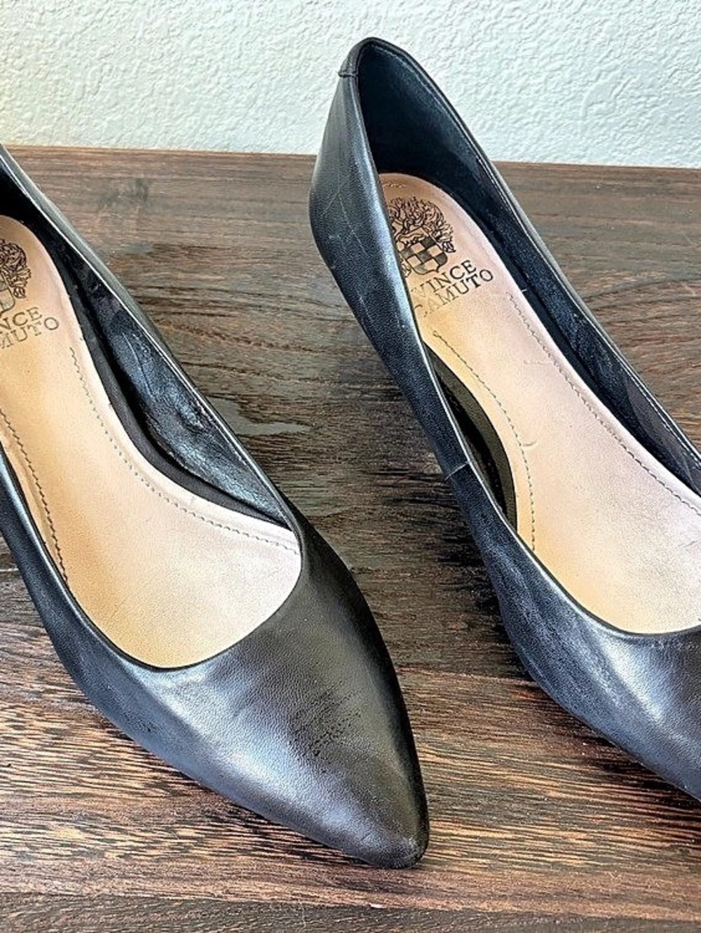 Vince Camuto Pointed Toe Heels in Black
